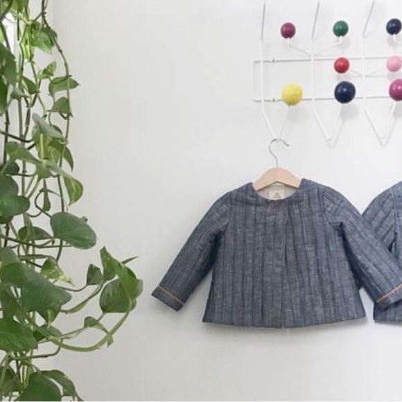 Maison Frida Baby jacket denim - Picture 4 of 5